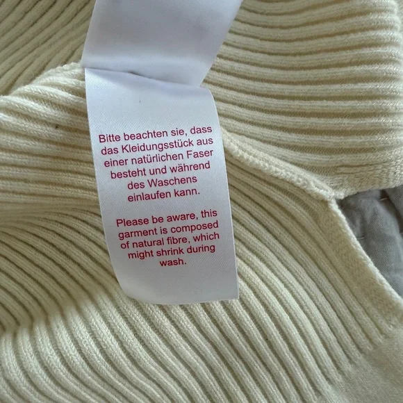 Edited Cream Knit Dress, Size Medium - Picture 9 of 9